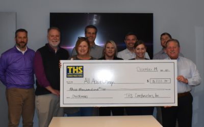 THS Donates to All About Change